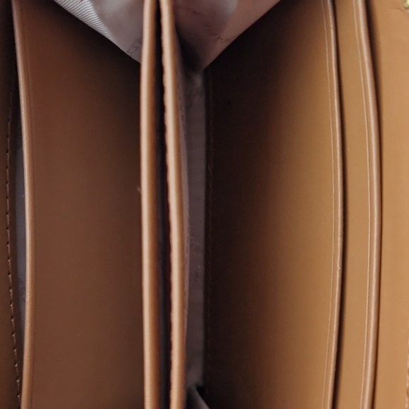 Michael Kors Textured Brown Wallet with Gold Accents - Picture 8 of 10